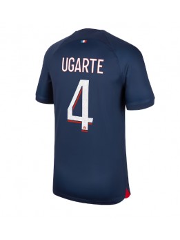 Paris Saint-Germain Manuel Ugarte #4 Replika Hemmakläder 2023-24 Kortärmad